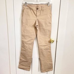 Mid-Rise Boot-Cut Khakis for Women